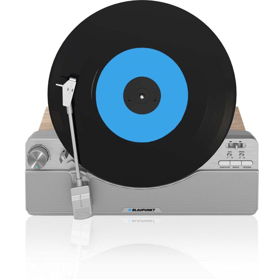Blaupunkt Giradiscos Vertical, Bluetooth, 2x5W RMS, plata, VT100SL