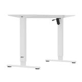 Ergo Office ER-400 W Pupitre eléctrico regulable en altura, altura máx. 1160 mm, máx. - 80 kg, sin tablero, blanco