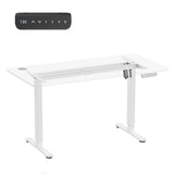 Ergo Office ER-400 W Pupitre eléctrico regulable en altura, altura máx. 1160 mm, máx. - 80 kg, sin tablero, blanco