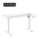 Ergo Office ER-400 W Pupitre eléctrico regulable en altura, altura máx. 1160 mm, máx. - 80 kg, sin tablero, blanco