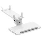 Suporte para teclado Maclean sob a secretária, ajustável, máx. 5 kg, branco, MC-156 W