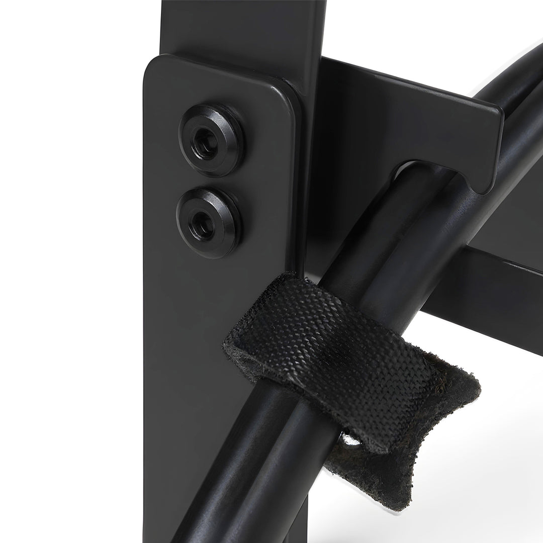 Organizador de cabos por baixo da mesa Maclean, carga máxima de 5 kg, comprimento máximo de 728 mm, 2 camadas, preto, MC-102 B
