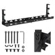 Organizador de cabos por baixo da mesa Maclean, carga máxima de 5 kg, comprimento máximo de 728 mm, preto, MC-103 B 728 mm, preto, MC-103 B