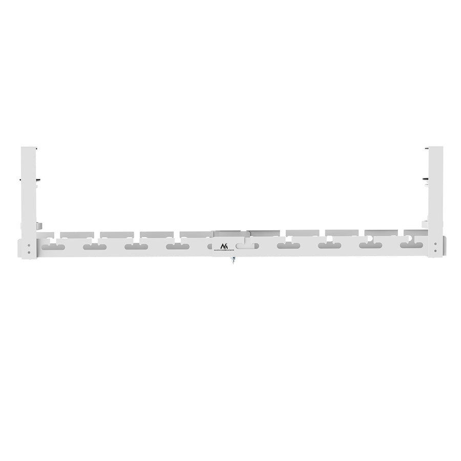 Maclean organizador de cables bajo escritorio, carga máx. 5 kg, máx. 728 mm, blanco, MC-103 W 728mm, blanco, MC-103 W