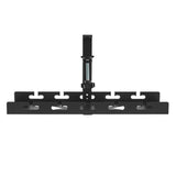 Organizador de cabos por baixo da mesa Maclean, carga máxima de 5 kg, preto, MC-105 B