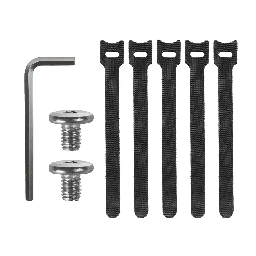 Organizador de cabos por baixo da mesa Maclean MC-105 W, carga máxima de 5 kg, branco