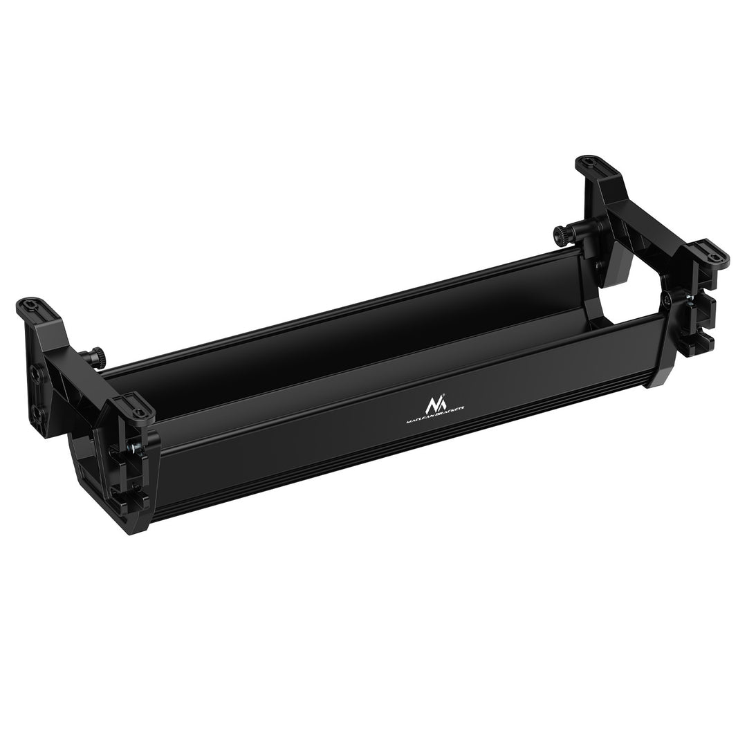 Organizador Maclean para cables/extensiones bajo escritorio, carga máx. 5 kg, negro, MC-106 B