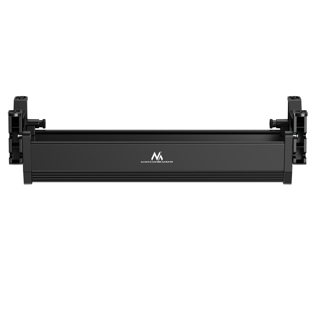 Organizador Maclean para cables/extensiones bajo escritorio, carga máx. 5 kg, negro, MC-106 B