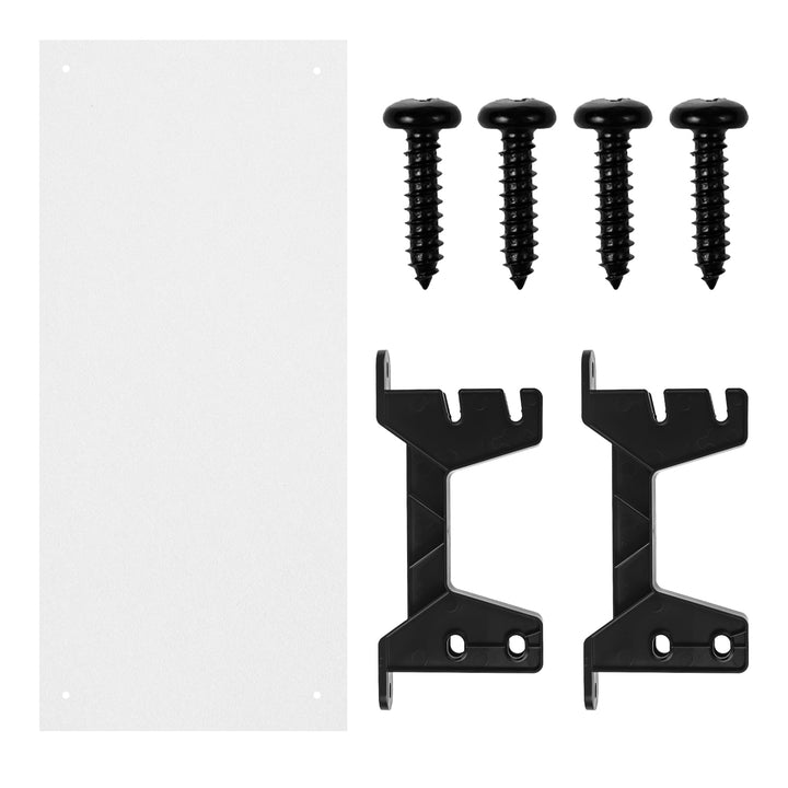 Organizador Maclean para cables/extensiones bajo escritorio, carga máx. 5 kg, negro, MC-106 B