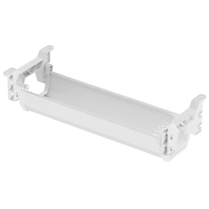 Maclean organizador de cables/extensiones bajo escritorio, carga máx. 5 kg, blanco, MC-106 W