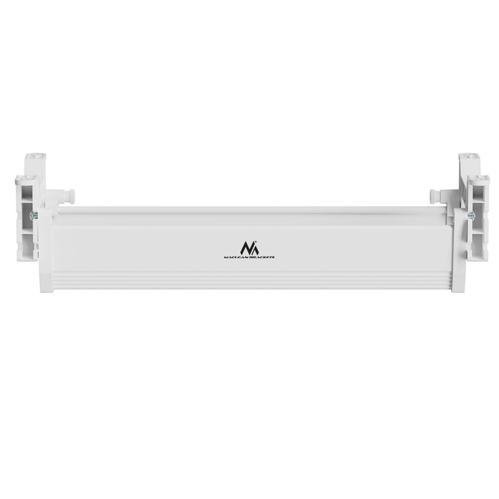 Maclean organizador de cables/extensiones bajo escritorio, carga máx. 5 kg, blanco, MC-106 W