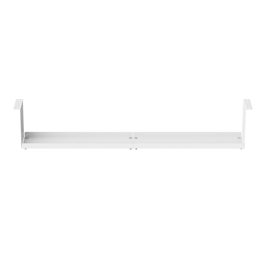 Organizador de cabos compacto para secretária Maclean, carga máxima de 5 kg, branco, MC-107 W