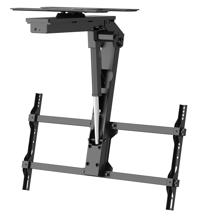 Suporte de TV elétrico Maclean, suporte de teto, suporte de TV Tuya, VESA máx. 800x400, regulável de +90° a -90°, para televisores de 43 a 86 polegadas, máx. 45 kg, MC-109 T