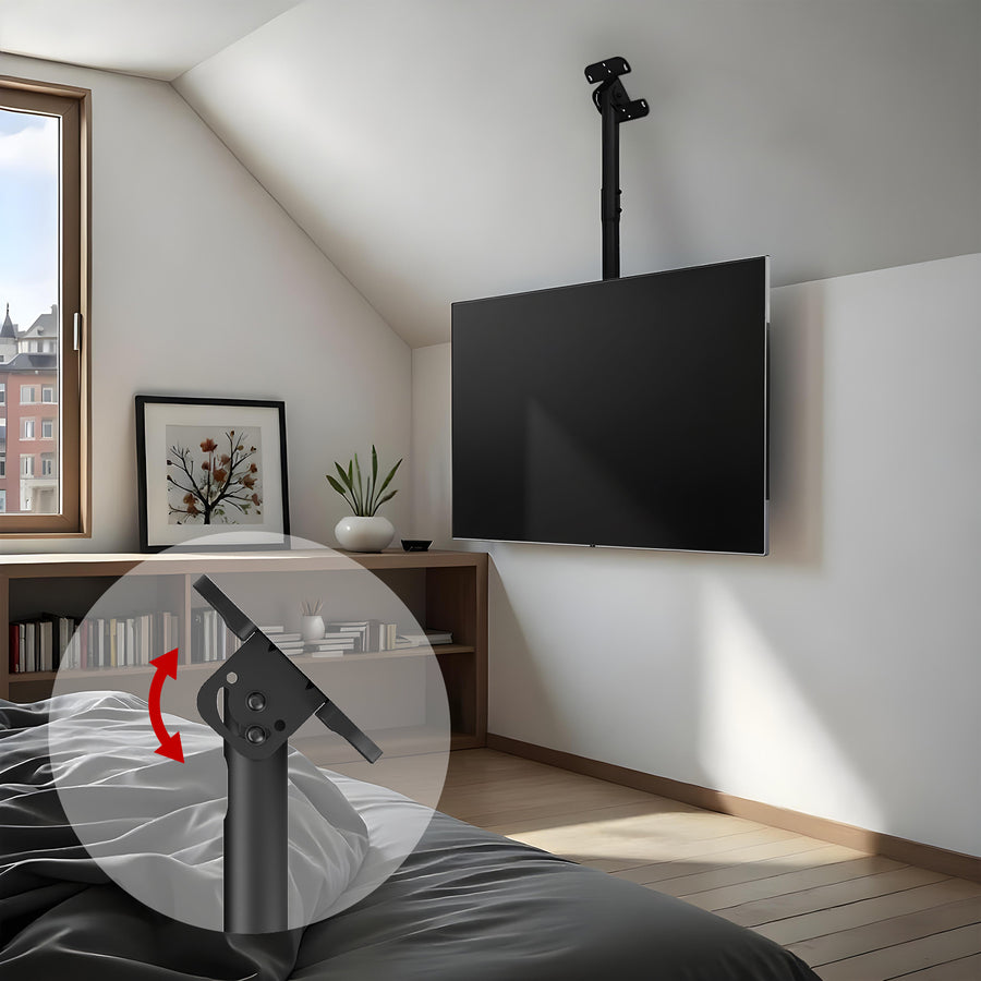 Suporte de tejadilho para TV Maclean, carga máxima de 60 kg, 43-86", VESA máx. 600x400, MC-112 B