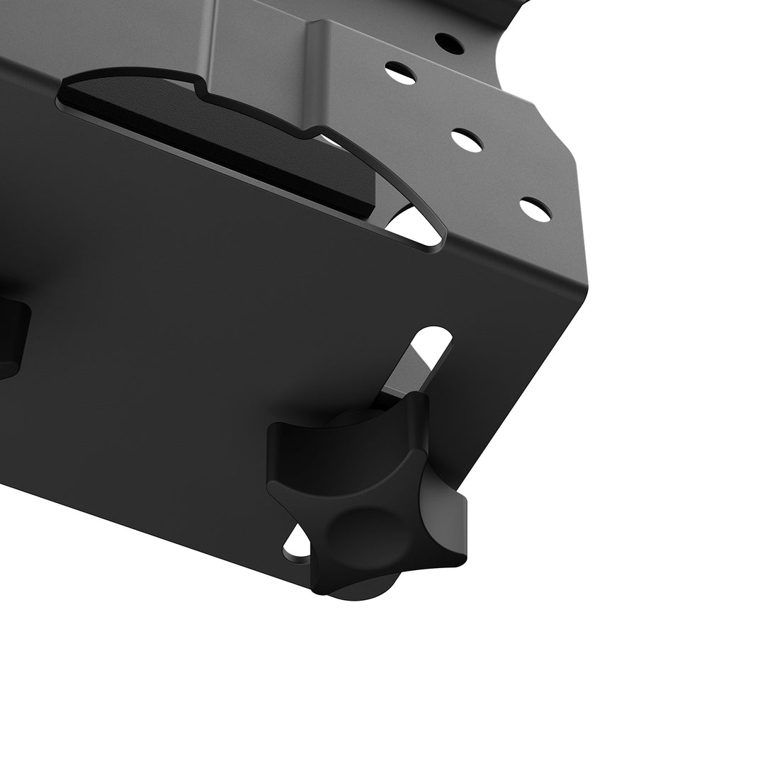 Soporte Maclean para miniordenador, alcance 17-70 mm, compatible con VESA, carga máx. 5 kg, negro, MC-115 B