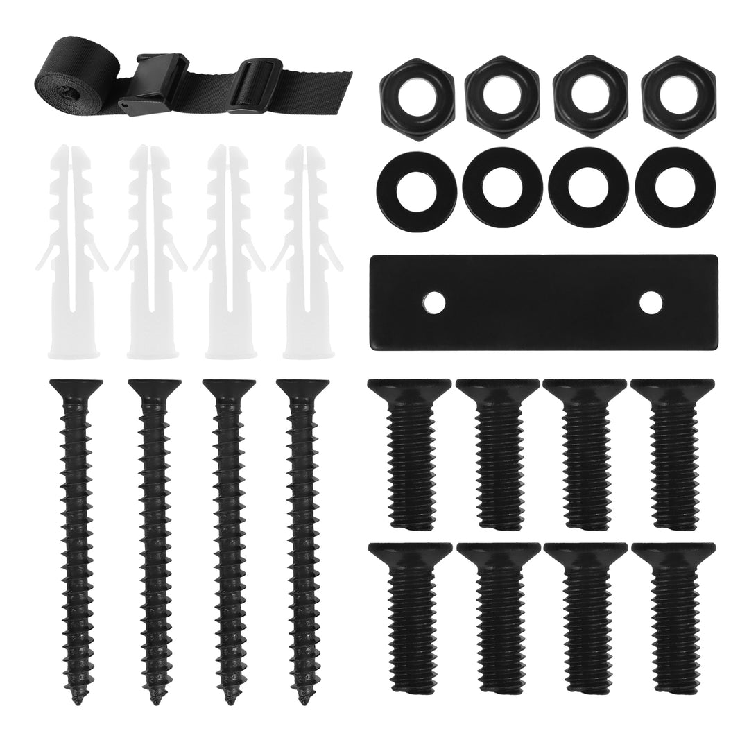 Soporte Maclean para miniordenador, alcance 17-70 mm, compatible con VESA, carga máx. 5 kg, negro, MC-115 B