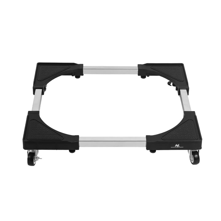 Maclean MC-118 B Soporte móvil para lavadora, con bloqueo de ruedas, 500-700 mm de ancho, universal, hasta 200 kg