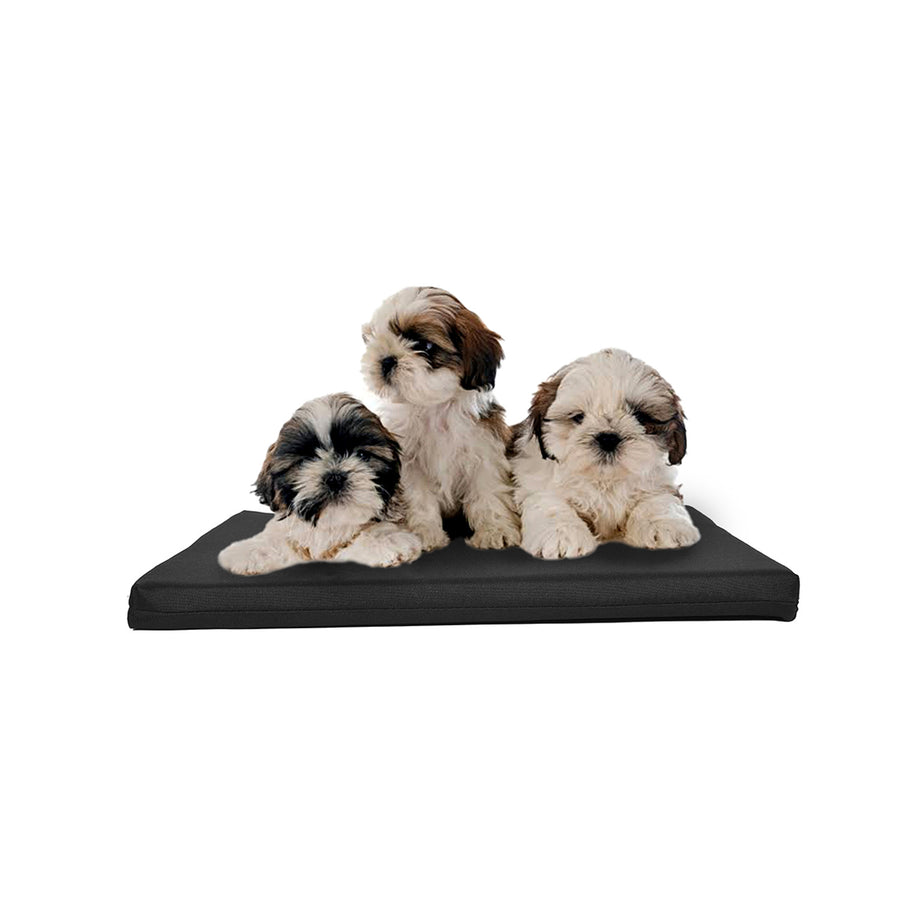 Woodok Colchón para cama de perro, Tejido oxford, Espuma T30, 45x30 cm, Color negro