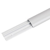 Cubrecables de aluminio Maclean, 62x20x750mm, plata, MC-814 S