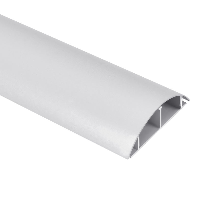 Cubrecables de aluminio Maclean, 62x20x750mm, plata, MC-814 S