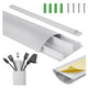 Cubrecables de aluminio Maclean, 62x20x750mm, plata, MC-814 S
