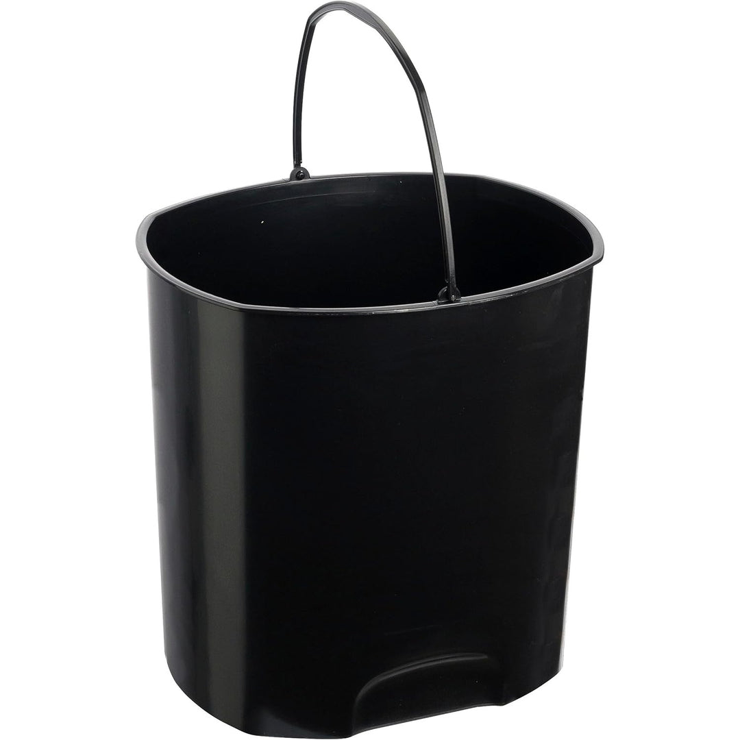 Caixote do lixo com pedal Keeper, balde do lixo de 11L, branco, Tjark