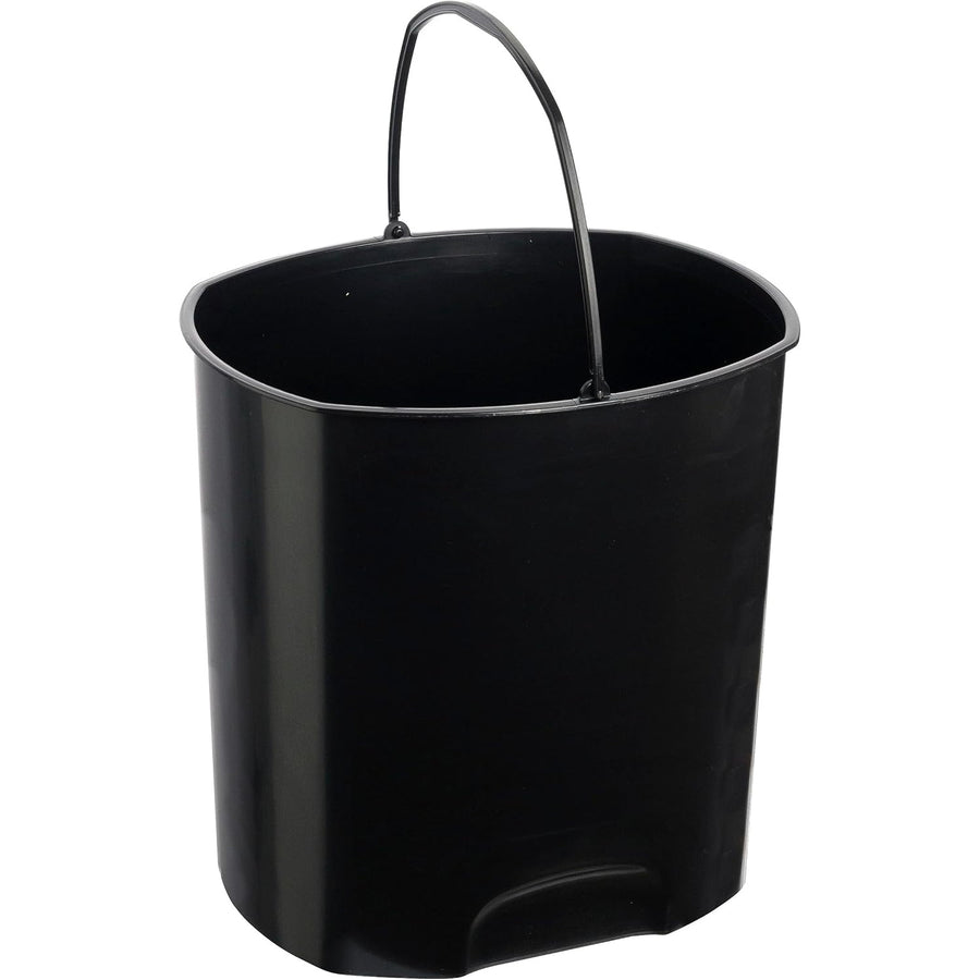 Caixote do lixo com pedal Keeper, balde do lixo de 11L, branco, Tjark