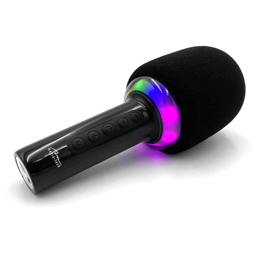 Microfone de karaoke Media-Tech MT399 com coluna Bluetooth KARAOKE IDOL BT