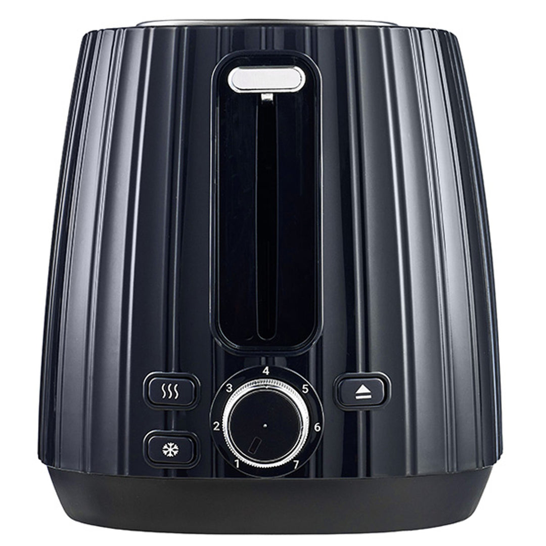 Torradeira Lafe, comando de torradeira de 7 níveis, 1080 W máx., preta, moderna