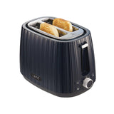 Torradeira Lafe, comando de torradeira de 7 níveis, 1080 W máx., preta, moderna
