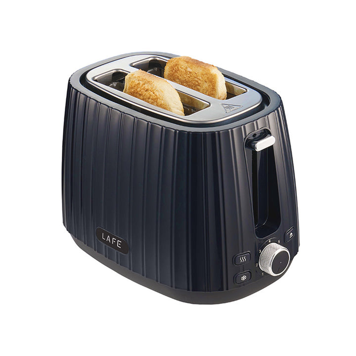 Torradeira Lafe, comando de torradeira de 7 níveis, 1080 W máx., preta, moderna