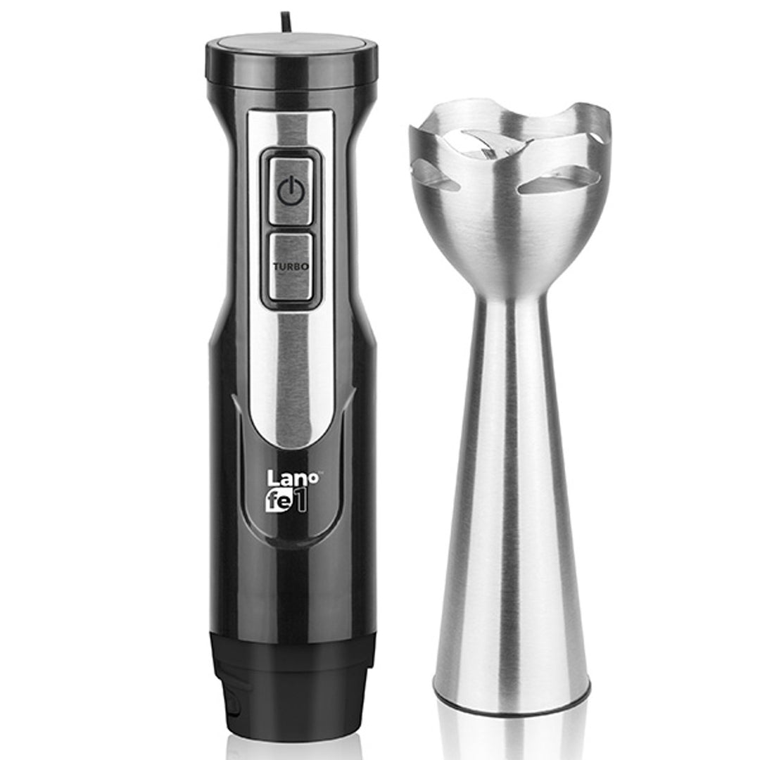 Lafe Batidora de mano, 800 W, vaso de 600 ml, función Turbo, BRK-003A