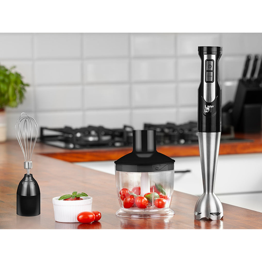 Lafe Batidora de mano, 800 W, vaso de 600 ml, función Turbo, BRK-003A