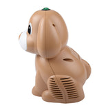 Omnibus BR-CN171 Inhalador de pistón, Nebulizador para niños, 2 mascarillas, Perrito marrón