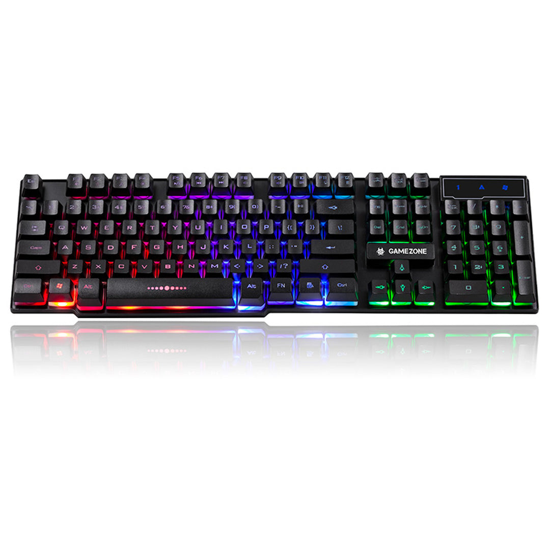 Teclado gaming Tracer, retroiluminação LED, USB, GAMEZONE LoCCar