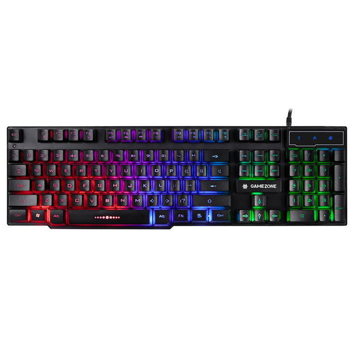 Teclado gaming Tracer, retroiluminação LED, USB, GAMEZONE LoCCar
