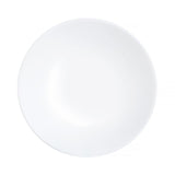 Prato de sobremesa Luminarc Diwali, redondo, vidro temperado, 19 cm, branco