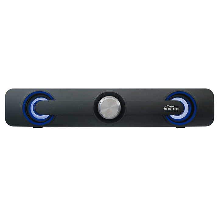 Media-Tech MT3173 Altavoz estéreo horizontal para barra de sonido, PMPO 300 W, RMS 5 W