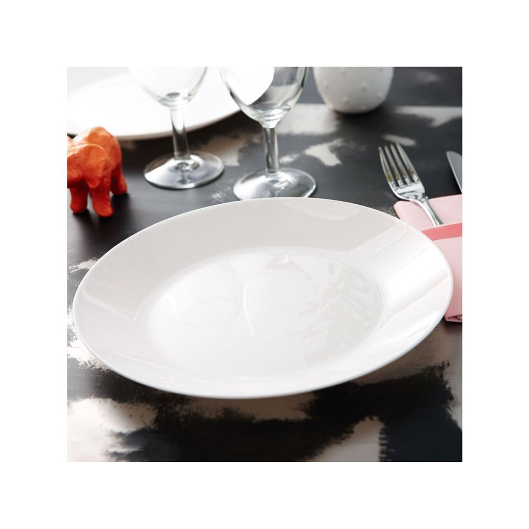 Prato de Sobremesa Luminarc Arcopal Zelie, Redondo 18 cm, Branco