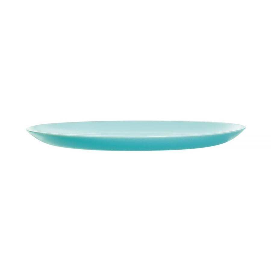 Luminarc Diwali Plato de postre redondo, 19 cm, Color turquesa
