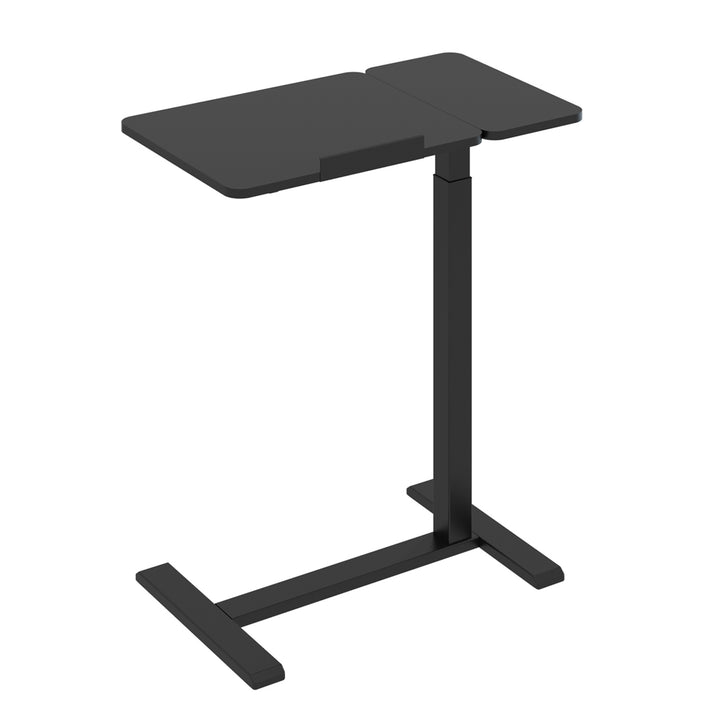 Soporte móvil Maclean para escritorio/portátil, negro, regulable en altura 76-109cm, max. 30kg , MC-120 B