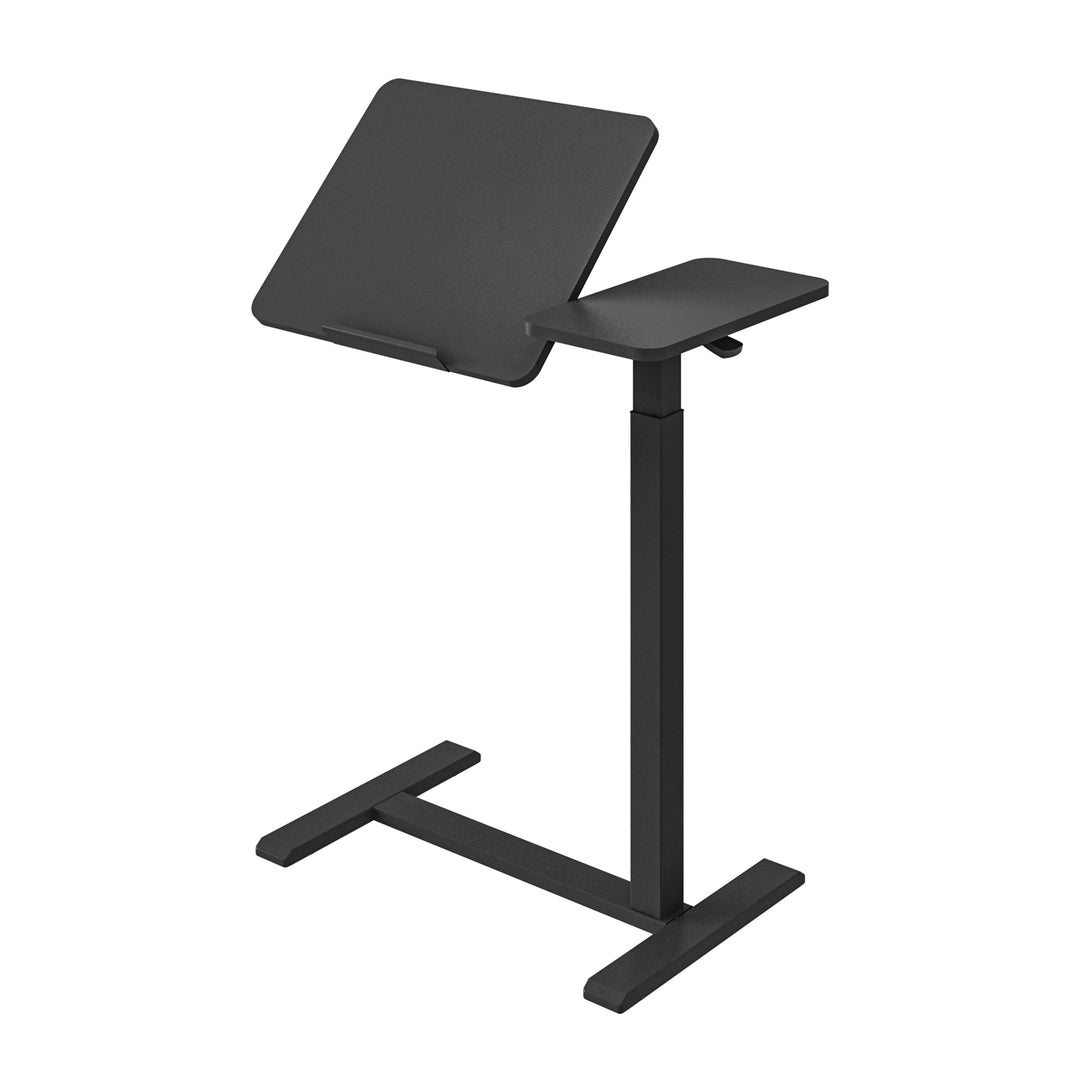 Soporte móvil Maclean para escritorio/portátil, negro, regulable en altura 76-109cm, max. 30kg , MC-120 B