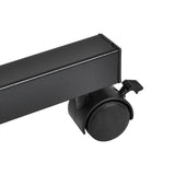 Suporte móvel para secretária/portátil Maclean MC-121 B, altura regulável de 59 a 89 cm, máx. 30 kg, preto