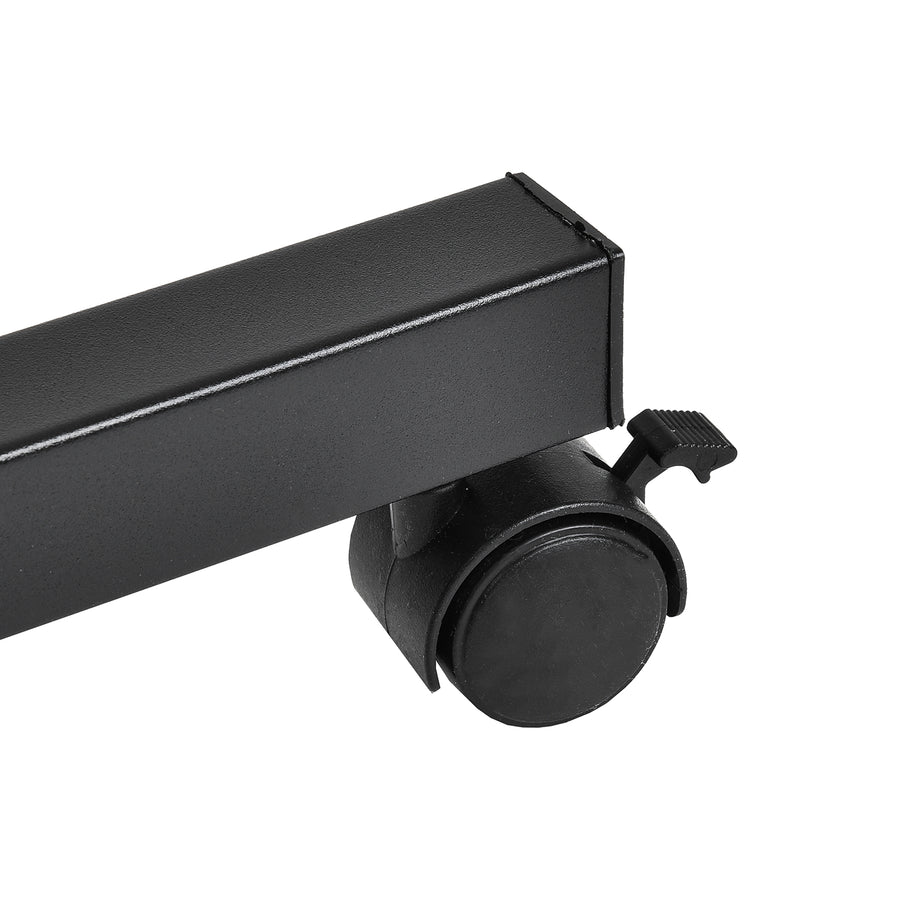Suporte móvel para secretária/portátil Maclean MC-121 B, altura regulável de 59 a 89 cm, máx. 30 kg, preto