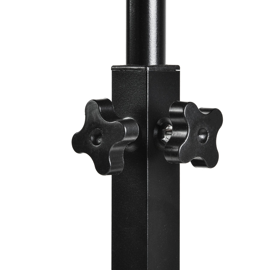 Suporte móvel para secretária/portátil Maclean MC-121 B, altura regulável de 59 a 89 cm, máx. 30 kg, preto