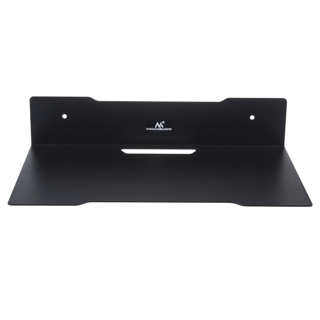 Maclean MC-122 Estante de pared para decodificador, individual, máx. 5kg, acero