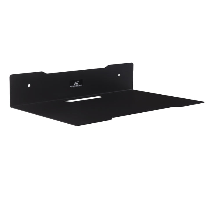 Maclean MC-122 Estante de pared para decodificador, individual, máx. 5kg, acero