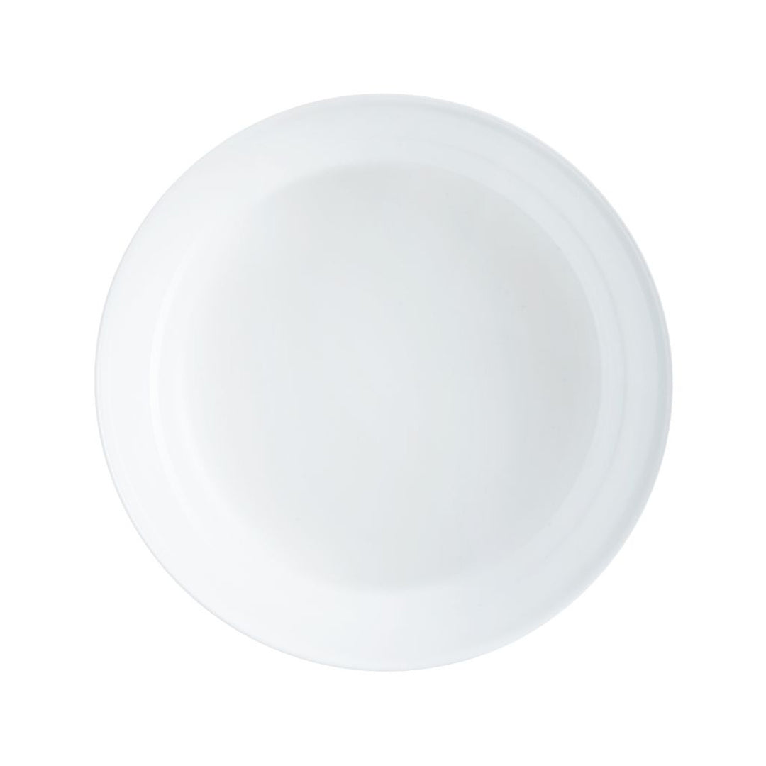 Luminarc Diwali Plato hondo redondo 21 cm, Color blanco