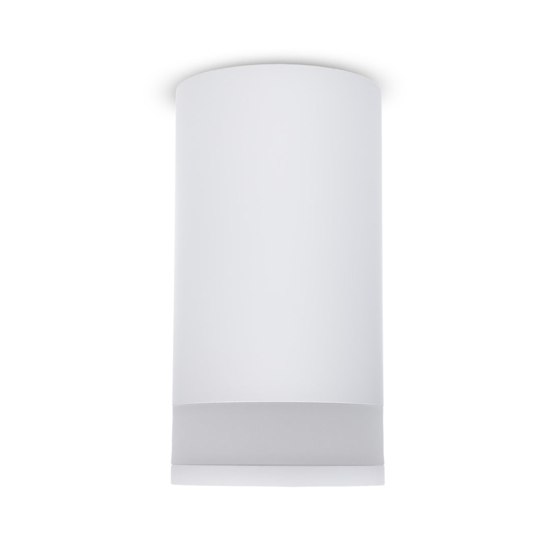 Maclean MCE361 W Luminaria/tubo de superficie, spot, redondo, aluminio, GU10, 55x130mm, blanco 3pcs+LED bombilla GU10 7W Maclean Energy MCE437 NW blanco neutro 4000K, 220-240V~, 50/60Hz 3pcs