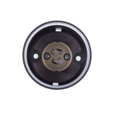 Maclean MCE361 B Luminaria/tubo de superficie, spot, redondo, aluminio, GU10, 55x130mm, negro + bombilla LED GU10 7W Maclean Energy MCE437 WW blanco cálido 3000K, 220-240V~, 50/60Hz, 490 lm